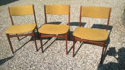 Anden arkitekt, stol, Spisebordsstol Palisander, 

3 Stk. Palisander Spisebordsstole
Med Karrygult B