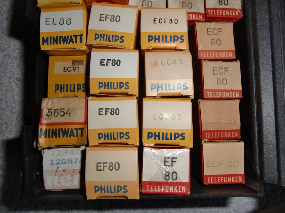 Radiorør, RCA - Philips - Telefunken - Mimiwatt