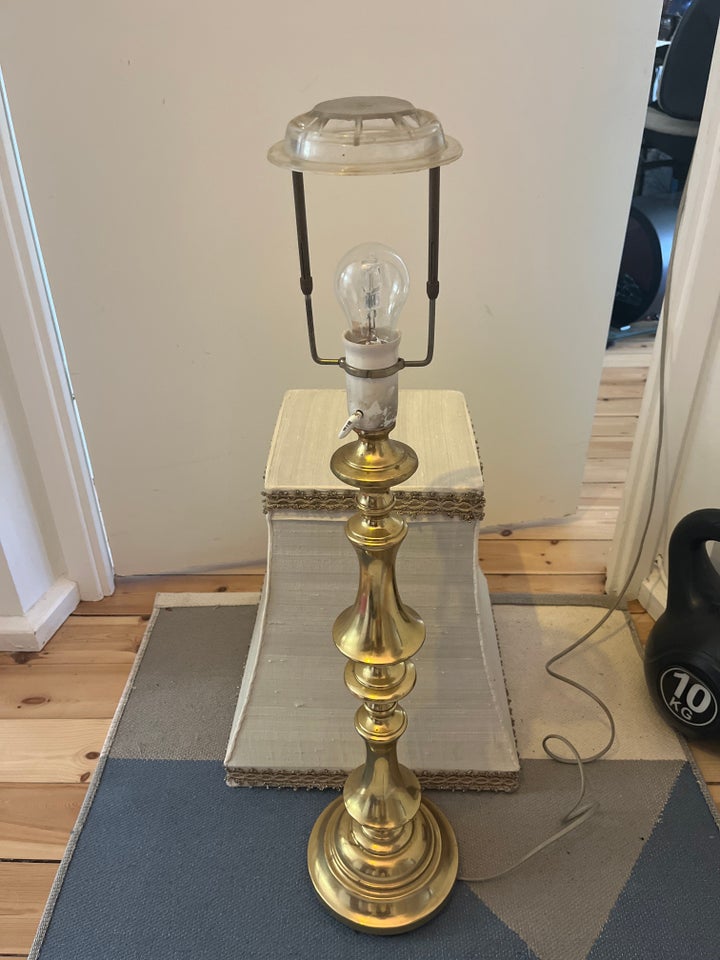 Gulv lampe, Messinge, 65 år gl.