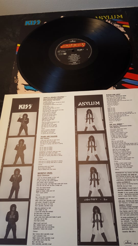 LP, Kiss, Asylum (1985)