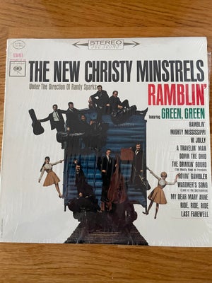 LP, The New Christy Ministrels, Randy Sparks, Ramblin' Green Green, ( 1. Press), Jazz, Virkelig velh
