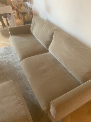 Sofa, Eilersen Streamline, Eilersen streamline sofa til salg i materialet Bakar 01. Tilhørende puf i