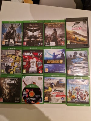 Destiny, nfs,deadrising, fallout, batman, Xbox One, Fra 50kr
