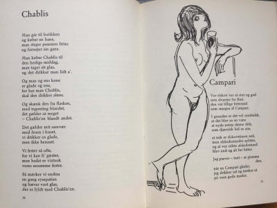 VISER om VIN og VENINDER, Musik Bent Schjærff / Tegninger Sys Gauguin, emne erotik – dba.dk