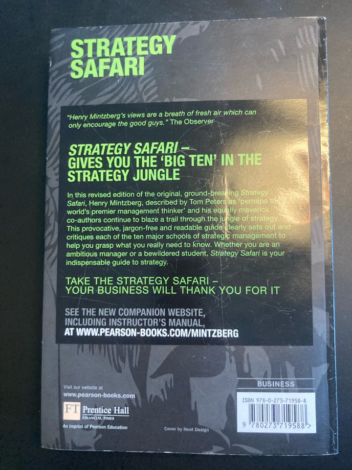 Strategy Safari - Your complete guide…, Henry Mintzberg,