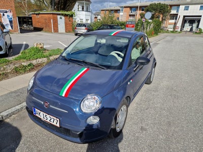 Fiat 500, Benzin, 2013, km 95844, mørkeblå, nysynet, aircondition, ABS, airbag, alarm, 3-dørs, centr