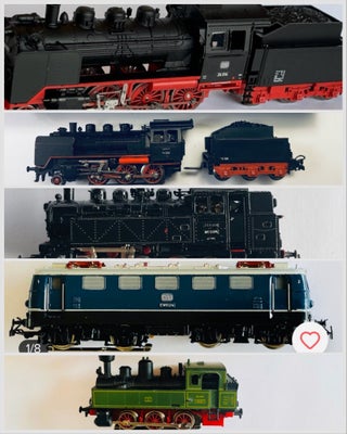 Modeltog, Märklin Lokomotiver, skala H0, Lokomotiver til din modelbane:

Märklin DB24 014 (36240) Kr