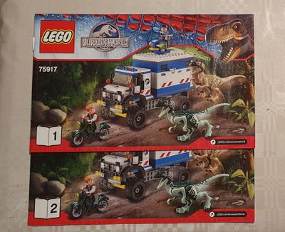 Lego andet, 75917 Raptor Rampage, Lego 75917 Jurassic World: Raptor Rampage.

Fra år 2015.

Fra egen