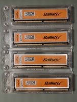 Crucial Ballistix, 4GB, DDR2 SDRAM