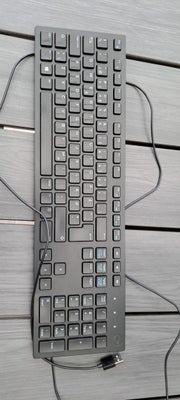 Tastatur, Dell, Kp216p, God, Dell keyboard dansk layout med USB 100% i orden