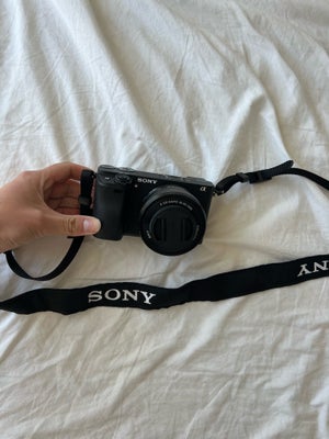 Sony, Alpha A6300, Perfekt, Sony Alpha A6300 systemkamera med zoom linse + taske. 

4k video.

Inklu