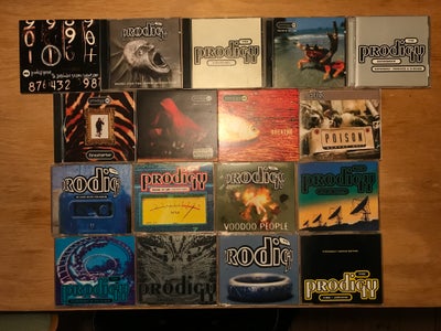 The Prodigy: Samling, techno, Samling af Prodigy CD’er, singler og albums.

Kom med et bud