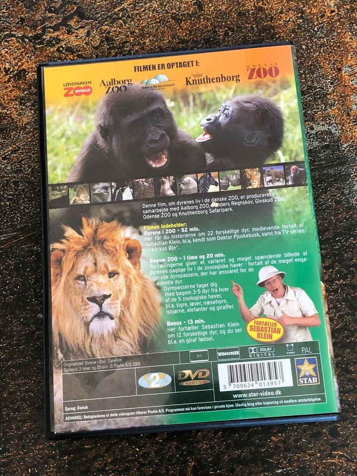 DYRENE I ZOO, DVD, familiefilm