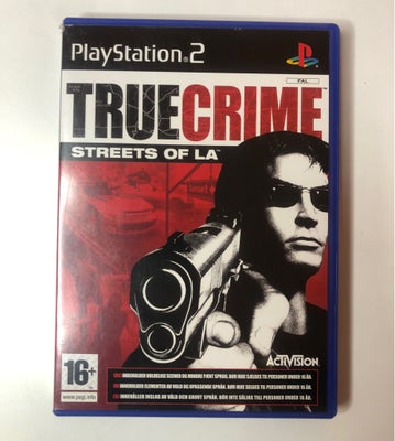True Crime Streets of LA, PS2, action, Afhentes på Amager eller sendes på købers regning. 