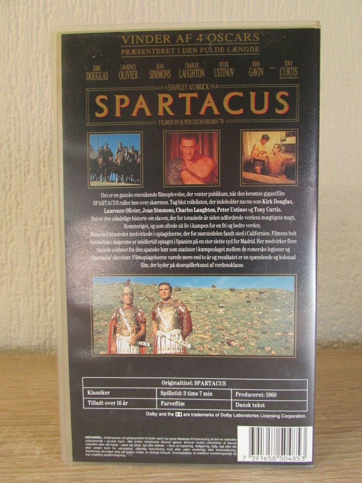 Action, SPARTACUS (1960)