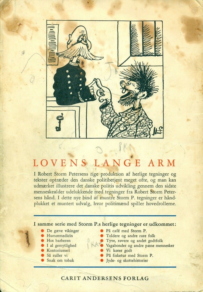 Lovens lange arm, Storm P., genre: humor