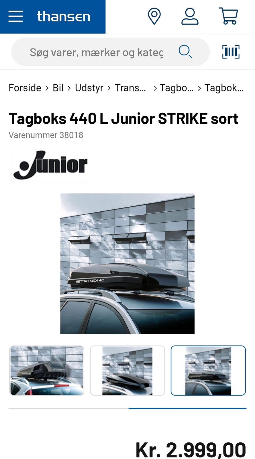 Tagboks, T Hansen Strike 440