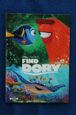 Find Dory, Disney - PIXAR, I rigtig pæn stand - næsten som ny.
Hardback
64 sider.
Måler 29 x 21 cm
R