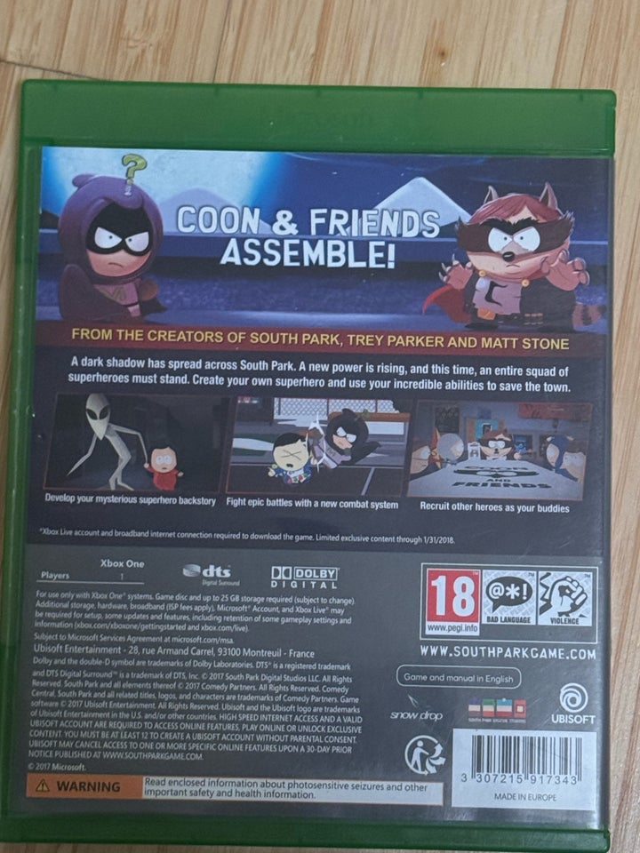 South Park: The Fractures But Whole, Xbox, adventure