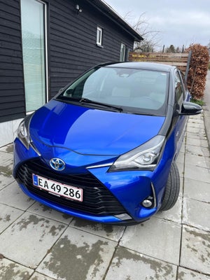 Toyota Yaris, 1,5 VVT-iE T2 Premium MDS, Benzin, aut. 2018, km 50700, blå, klimaanlæg, aircondition,