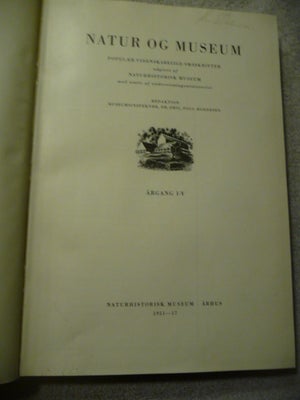 Natur Og Museum Fra 1951-1973 - Dba.dk - Køb Og Salg Af Nyt Og Brugt