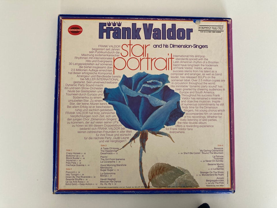 LP, Frank Valdor, Starportrait