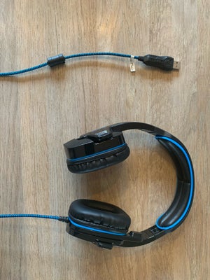 headset hovedtelefoner, Andet mærke, Sa- 901, Perfekt, Blot headset med cirka tre meters ledning lyd
