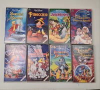Børnefilm, DISNEY FILM PÅ VHS, instruktør Disney