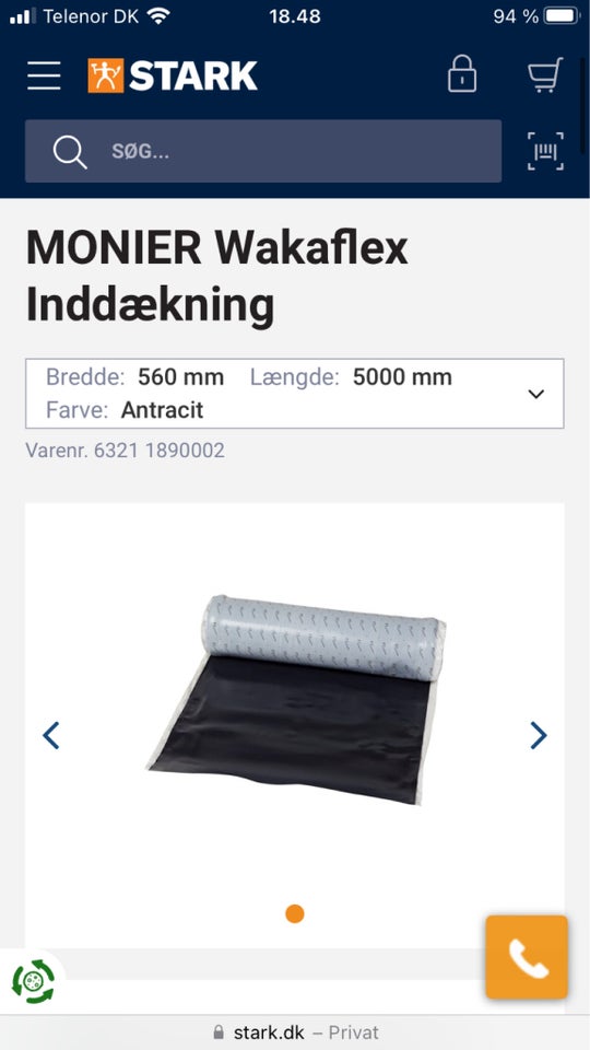 MONIER WAKAFLEX INDDÆKNING