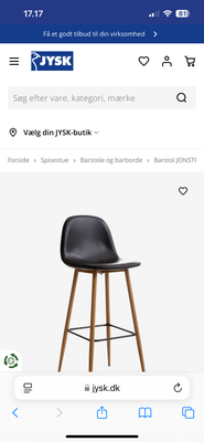 Barstole, 3 stk barstole købt i jysk. God stand.