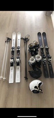 Skistøvler, Diverse, str. 70-180cm, Flere forskellige kvalitets ski fra 70cm 
og op samt tilhørende 