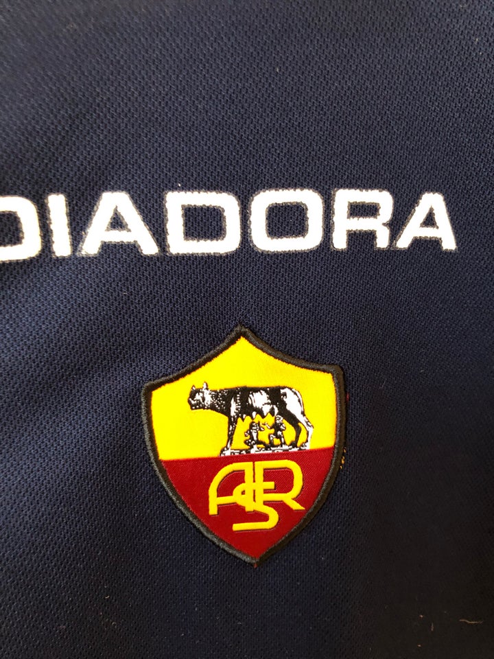 Fodboldtrøje, ROMA Fodboldtrøje træningstrøje 2005-06, Diadora – – Køb og af Nyt og Brugt