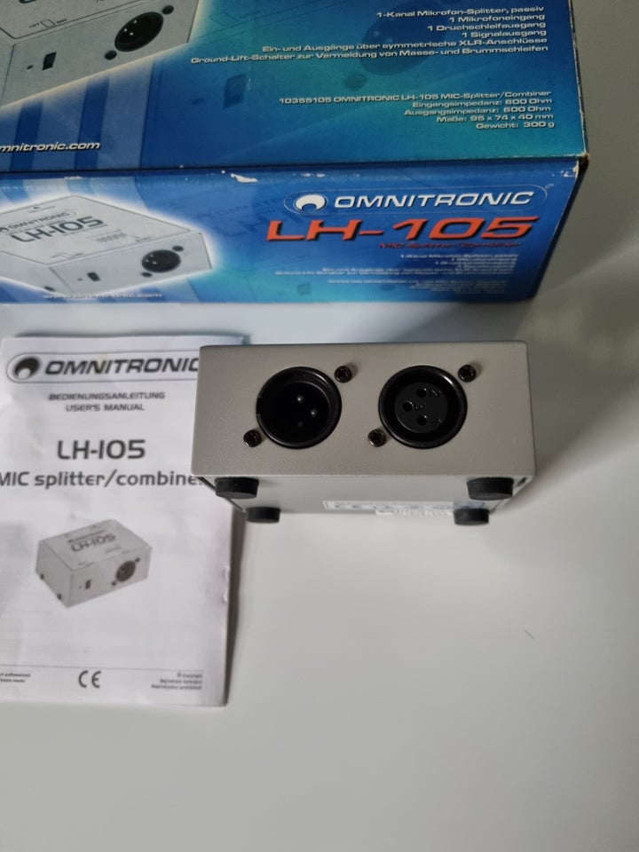 Mikrofonsplitter , Omnitronic LH-105