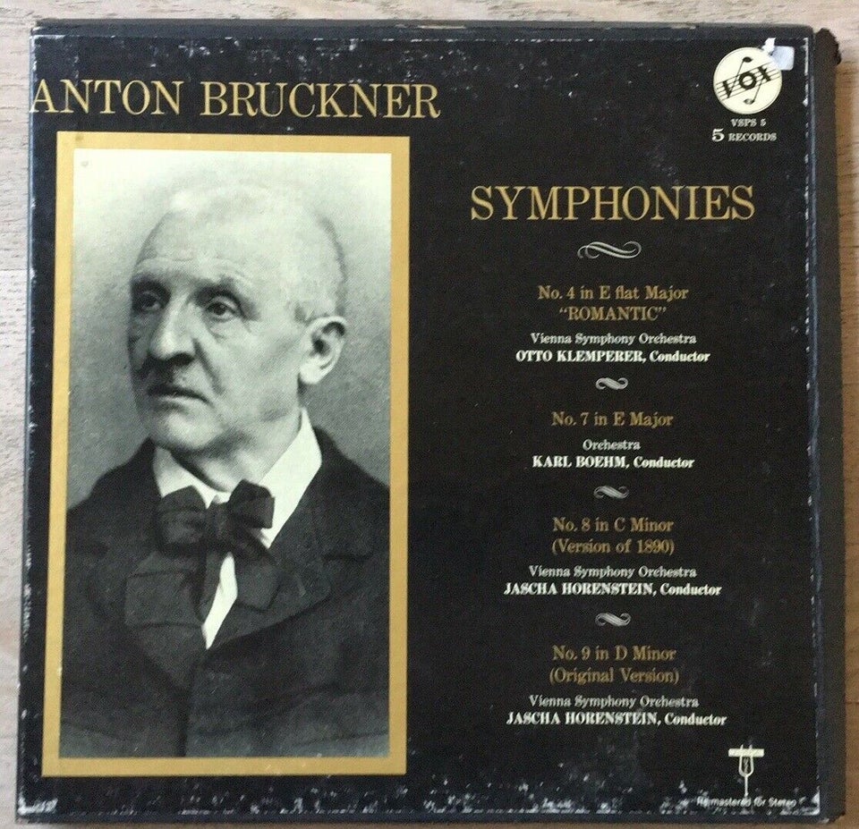 LP, Anton Bruckner, Symphonies