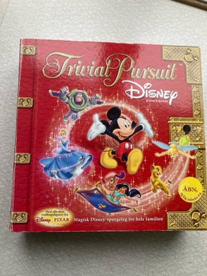 Disney trivial pursuit , Familie, brætspil, Mangler foden til bogen - 1 kort og 1 brik. 
