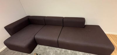 Sofa, uld, 3 pers. , HAY Mags, TIdsløs klassisk sofa i 3 moduler med chaiselong og open end. 
100% u