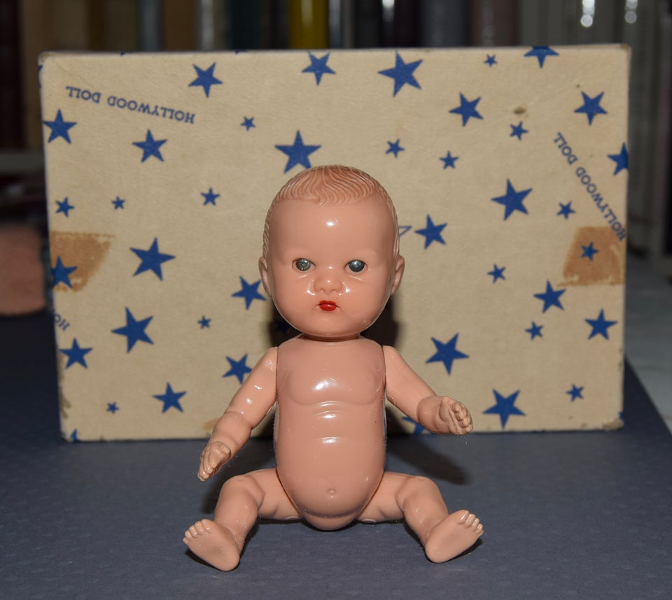 Dukker, Vintage babydukke 11 cm