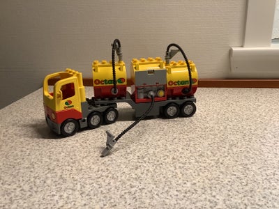 Lego Duplo, Reservedele, Tankbil med 3 tanke og slanger, dog ikke med lyd på - klar til herlig leg m