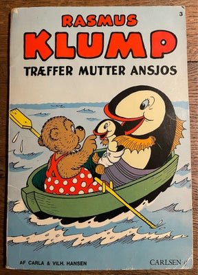 Rasmus Klump 1976 nr. 3, Tegneserie, Rasmus Klump træffer Mutter Ansjos.
1. Udgave, 6. Oplag