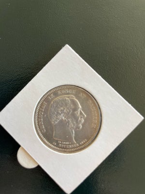 Danmark, mønter, 2 kr sølv, 1888