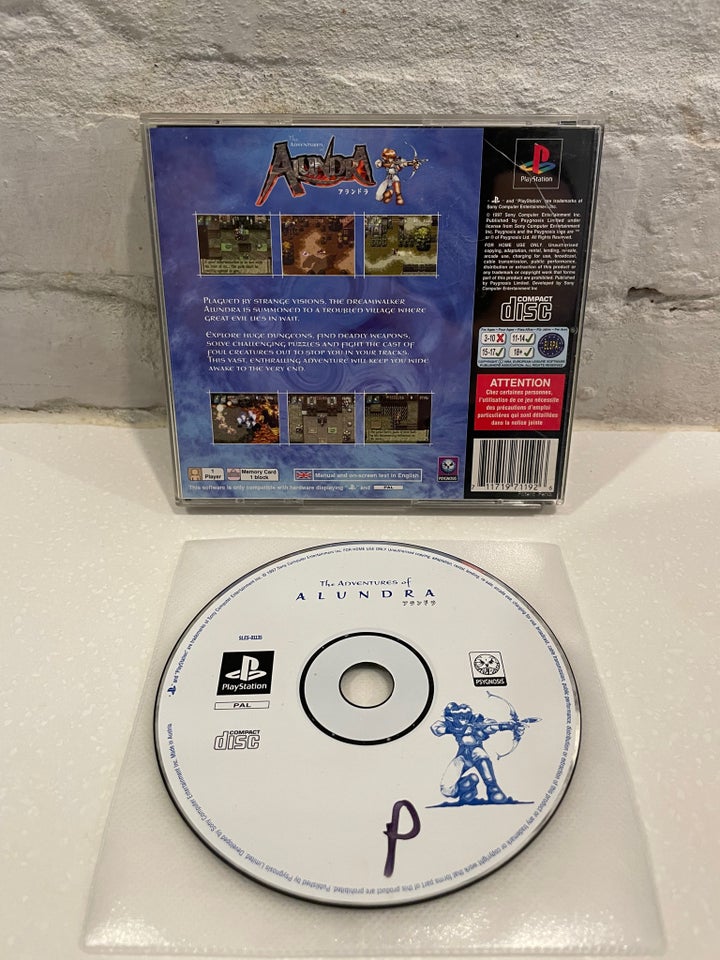 PlayStation 1 spil Alundra, PS