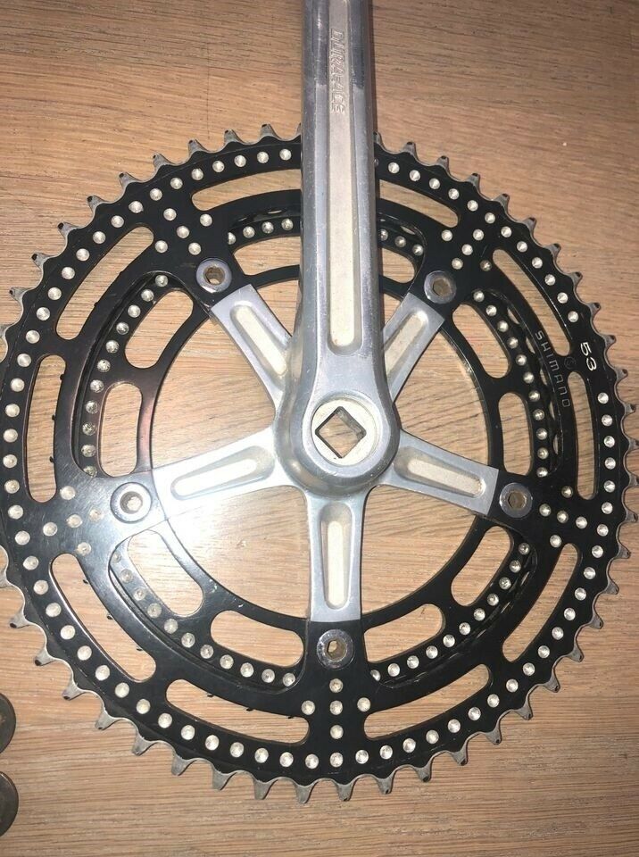 Kranksæt, shimano dura ace first generation crankset