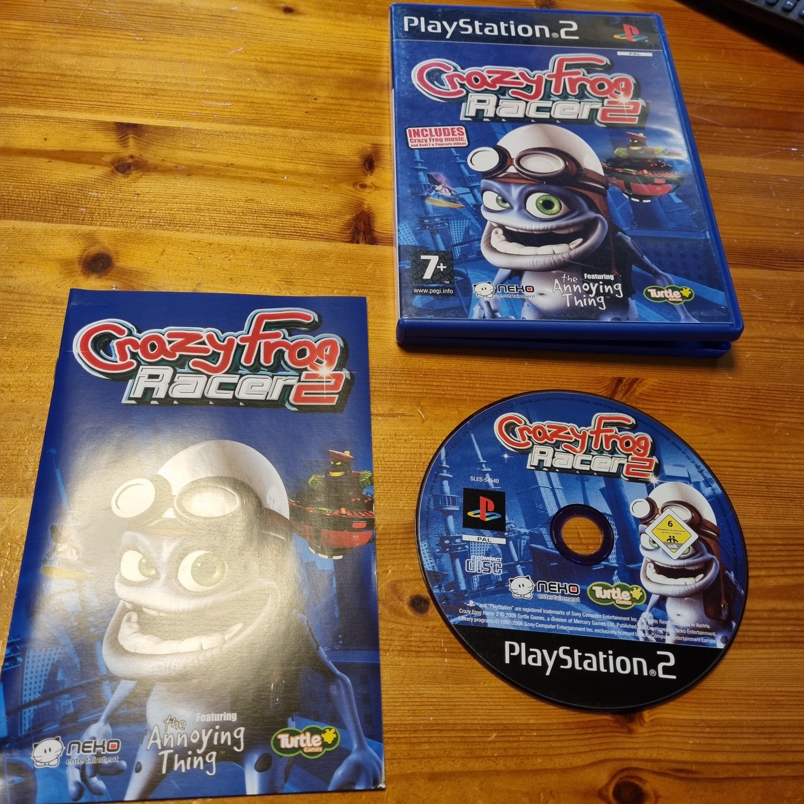 Crazy frog Racer 2, PS2, racing