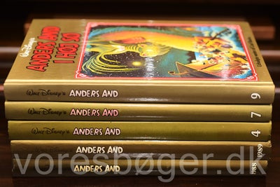 Anders And Guldbøger, Tegneserie, Samlet pris 1250.-
Pris pr. stk.