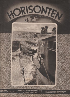 Militær, "Horisonten", Dansksproget tyskvenlig illustreret hæfte på 31 sider med artikler om kkrigen