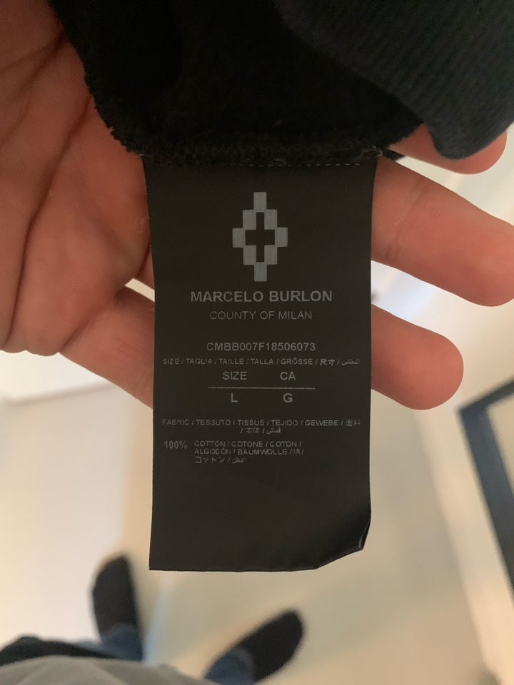 Hættetrøje, Marcelo Burlon, str. L