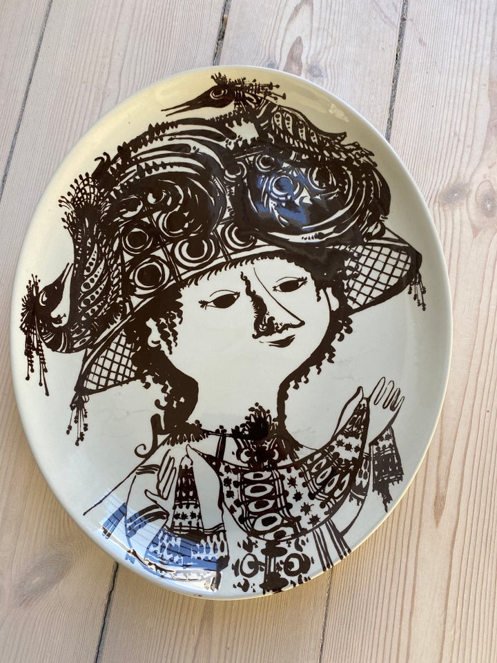 Keramik, Fade/tallerken med ophæng, Bjørn Wiinblad