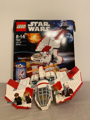 Lego Star Wars, 7931:
Jedi t-6 Shuttle: 649kr - der medfølger kasse og manual 