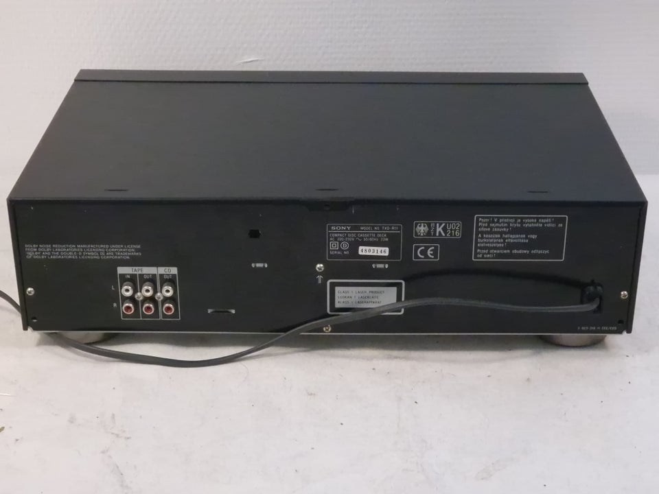 CD afspiller, Sony, TXD-R11