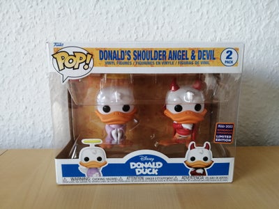 Andre samleobjekter, Donald Duck Funko Pop, Disney - Donald's shoulder angel & devil Funko pop sælge